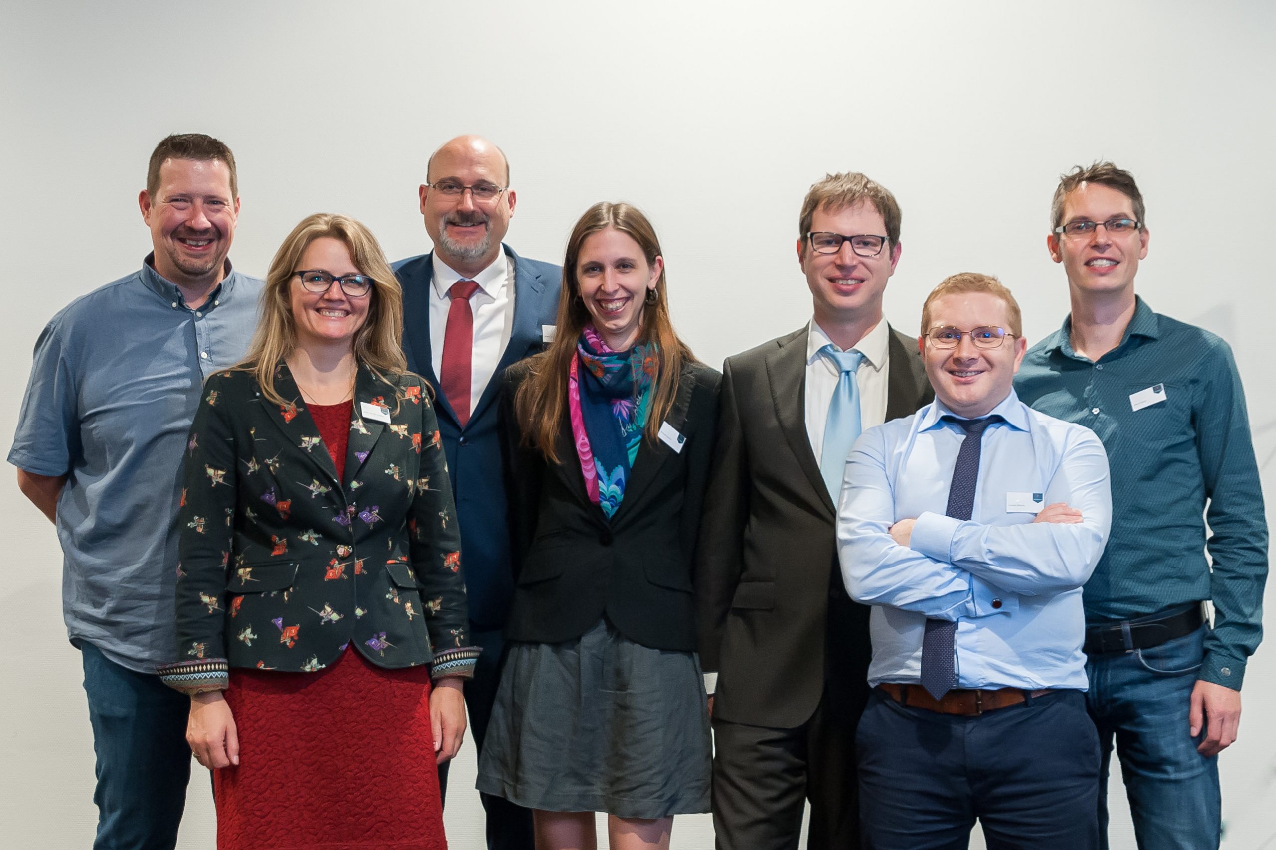 The Zetadec team, from left to right: Robert (IT), Diane (administrative), Menno (owner/director), Oriane, Marcel and Lucian (researchers) and Mark (legal). Photo: Mirian Hendriks