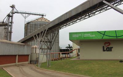 The Lar feed mill in Santa Helena, PR, Brazil. Photo: Vincent ter Beek