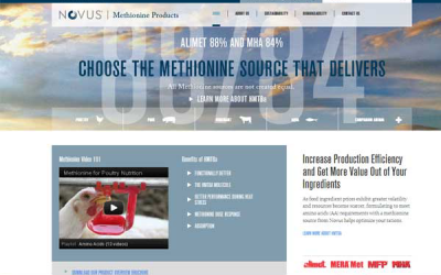 Novus launches new methionine website