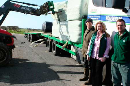 Donated fodder a welcome sight for struggling UK farmers