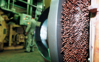 The inside of a Dutch feed mill in 2005. The beginning of the 'customer oriented' period of feed production.