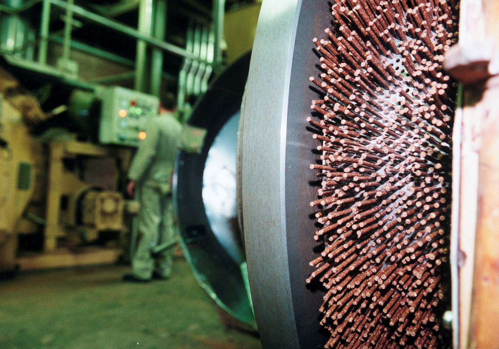 The inside of a Dutch feed mill in 2005. The beginning of the 'customer oriented' period of feed production.