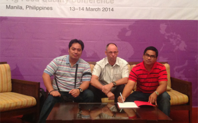 From left to right: Ronaldo Tavita,  Hans van der Waal and Bernard R. Taroc.