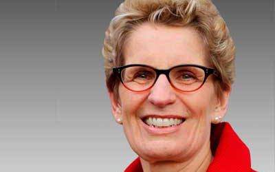 Kathleen Wynne, Premier and Minister of Agriculture and Food
