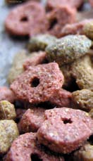 Technical functionality of different pet food ingredients