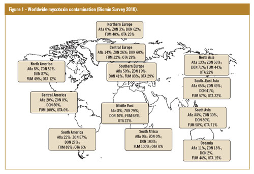 Biomin Survey 2010: Mycotoxins inseparable from animal commodities and feed