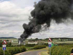 Massive blaze destroys Scottish ABN feed mill