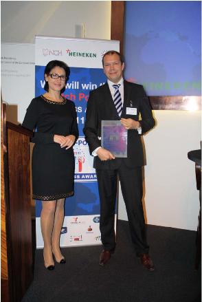 Royal De Heus winner of Dutch-Polish Business Award 2011