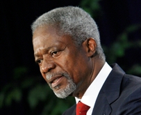 Kofi Annan is keynote speaker for AquaVision 2012
