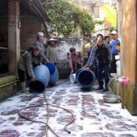 Vietnam farmers pour milk on roads