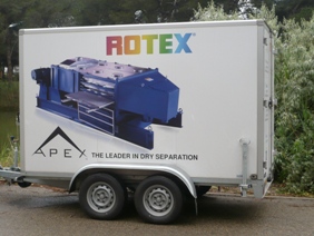 Rotex takes Apex™ screener on the road