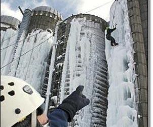 Grain silos used by rural mountain climbers