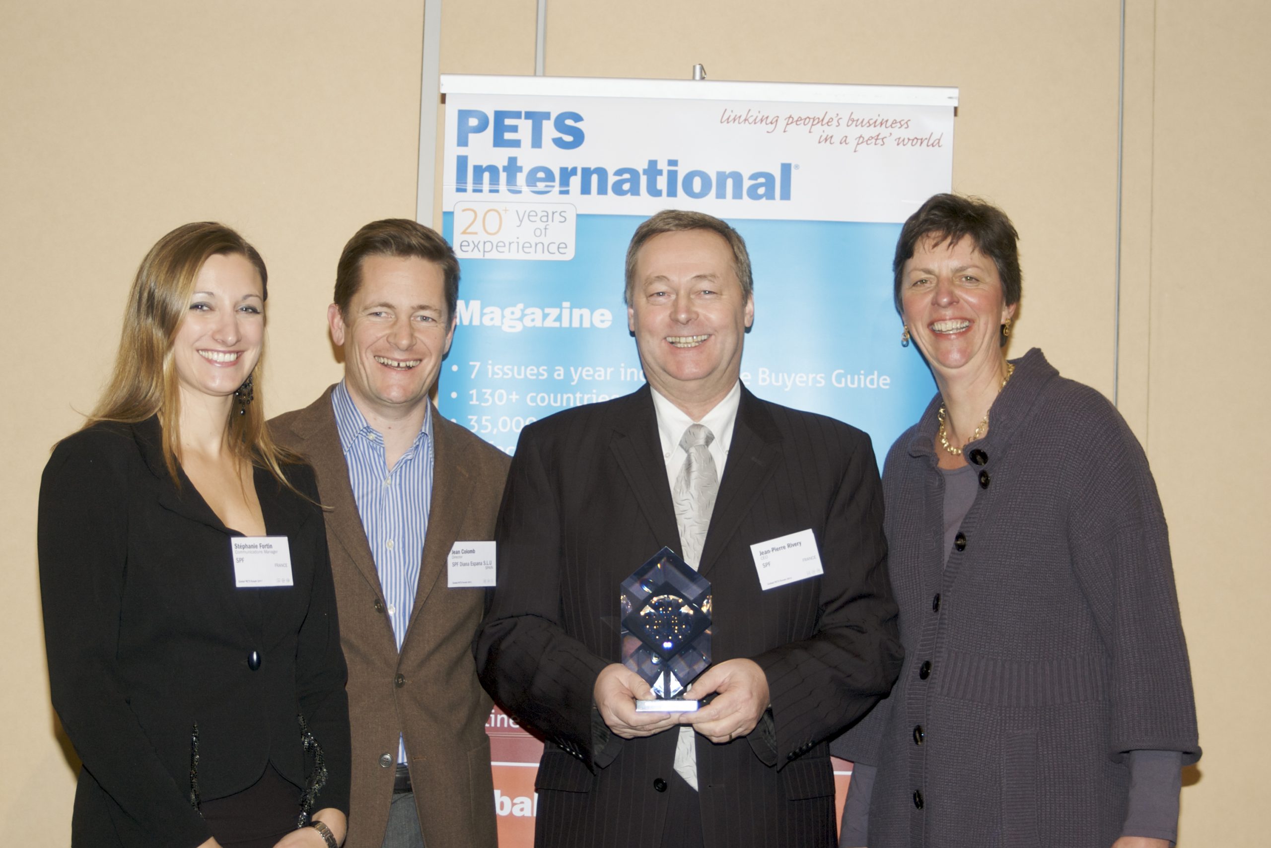 SPF Diana receives Global Pets Forum Award 2011