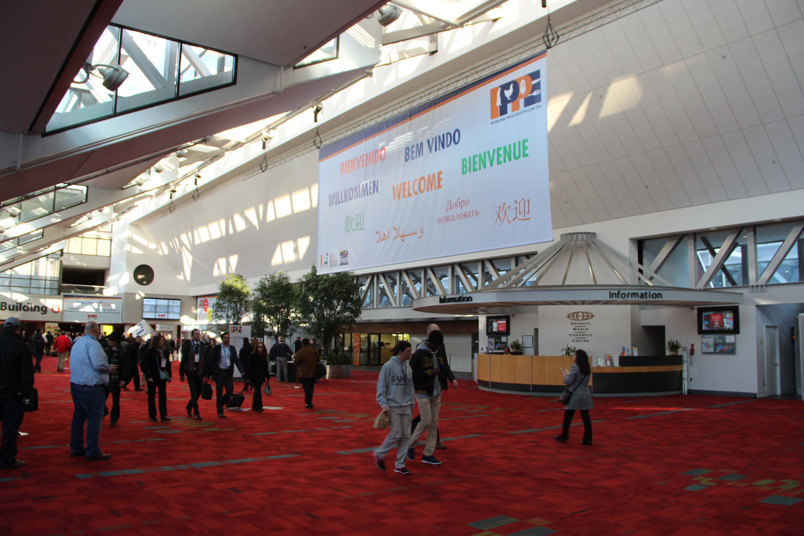 Busy first day of IPPE in Atlanta