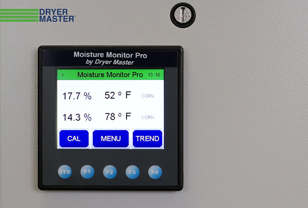 The Moisture Monitor Pro from Kentra could be used with batch grain dryers and to record the average grain moisture of consignments received by commercial mills and stores. Photo: Kentra