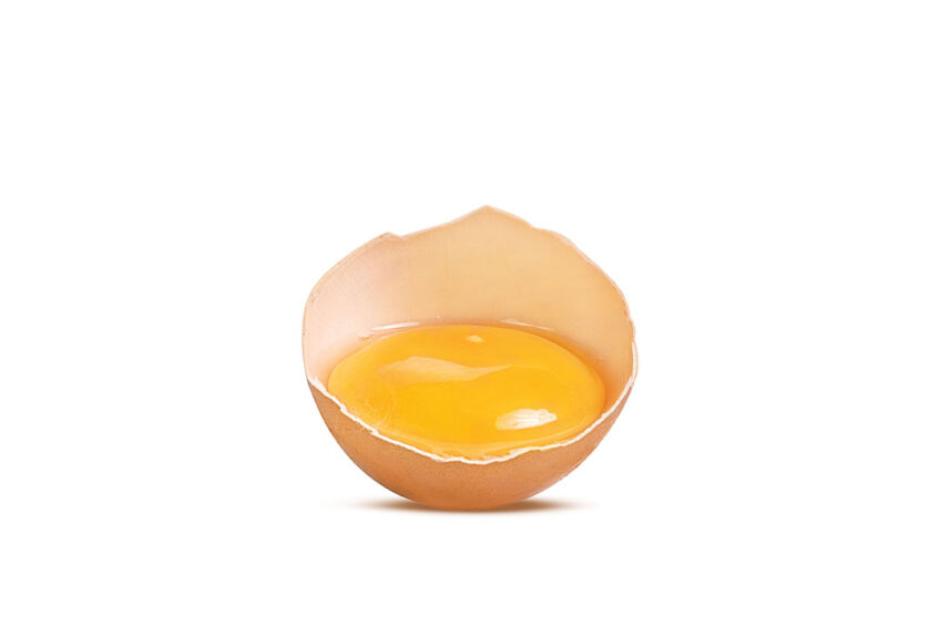Egg yolk colour is derived from the carotenoid pigments in feed. Photo: Shutterstock
