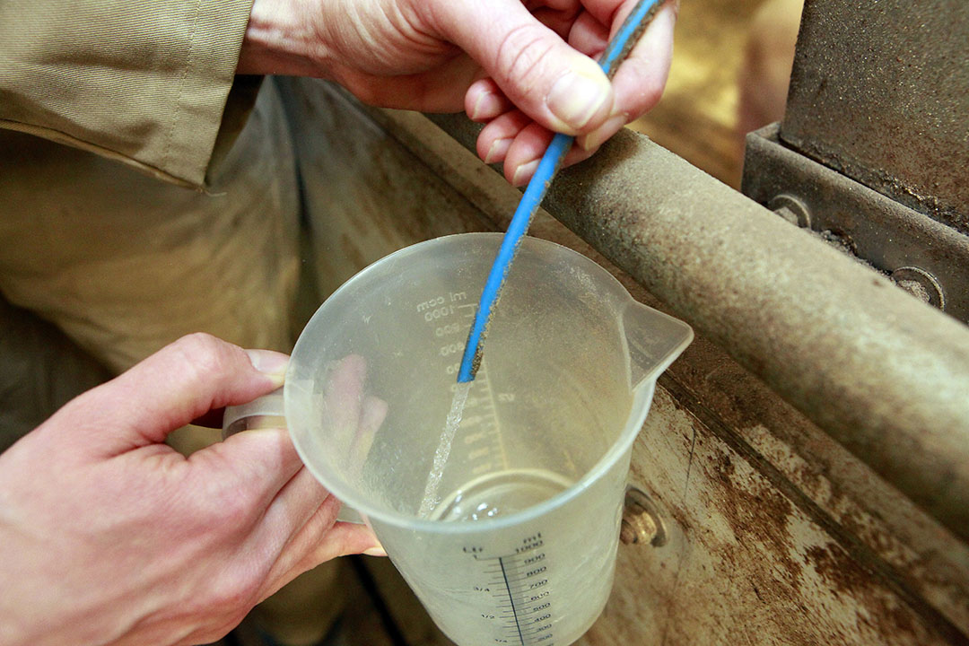 Water quality in poultry barns can only be ensured when producers are vigilant and check quality as often as possible. Photo: Henk Riswick