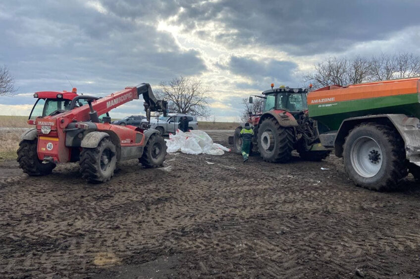 Some work has started in fields in the west of Ukraine. Photo: Chris McCullough