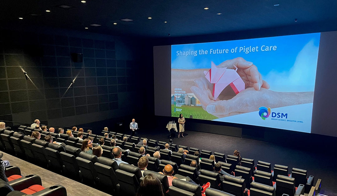 DSM hosted a symposium in run-up to the zinc summit. The meeting was held in a cinema in Copenhagen. Laura Boyle, of Teagasc was one of the speakers. Photo: DSM