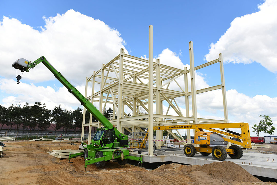 New feed production capacities under construction in Poland. Photo: Modern Feed