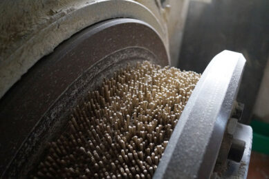 One of the most important stages of feed production is the pelleting process, which transforms soft dusty feed into a hard pellet through compression, extrusion and adhesion. Photo: Shutterstock
