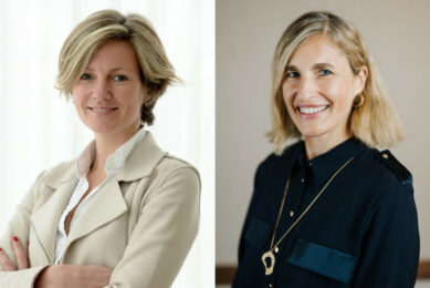 Silvia Sonneveld (left), Head of the Vitamins Unit, leads strategic efforts at dsm-firmenich Animal Nutrition & Health to enhance innovation and resilience in the global vitamins portfolio, supporting sustainable animal nutrition. Corinne Bonadei (right), Head of Precision Services, drives innovation in digital solutions to boost animal performance and sustainability. Photo: dsm-firmenich